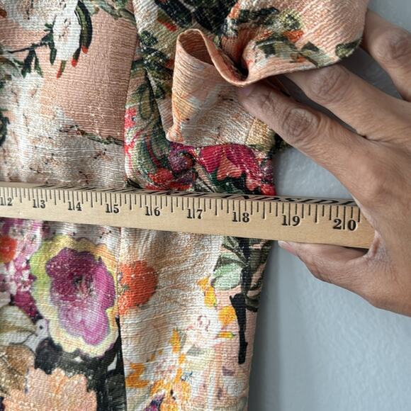 Tory Burch Kaley Tweed Floral Dress Size 10 Lux Easter Spring - Picture 3 of 10